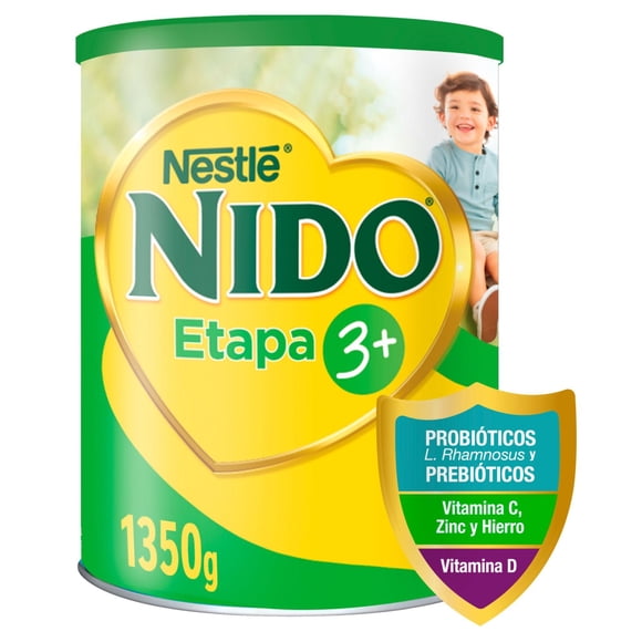 Leche en Polvo Semidescremada Etapa 3+ Tarro, 1350 g
