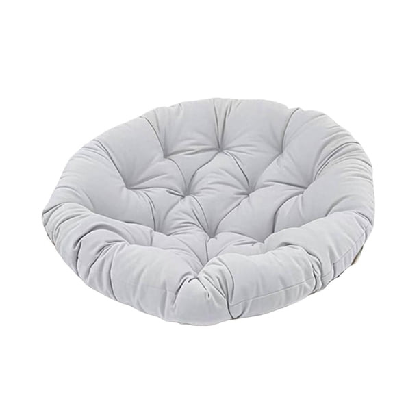Cojín para Silla Colgante, Cojín para Asiento, Suave, Transpirable, Grueso, Cómodo, Versátil, Práctico para Sillas de Jardín, Tapete, Cojín para Meced Gris