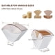 thumbnail image 2 of Soporte de filtro de café PADELE para 100 filtros (blanco), 2 of 6