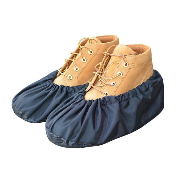Cubrezapatos Premium Reutilizables Antideslizantes Negro Grande