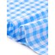 thumbnail image 5 of INSPIRE CHIC Falda de Cuadros para Mujeres Verano Retro Cintura Alta por Debajo de la Rodilla Faldas Acampanadas XS Azul Claro, 5 of 6