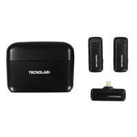 Tecnolab - Kit Micrófonos Duales Lavalier Inalámbricos 25Mts Hd - Ps