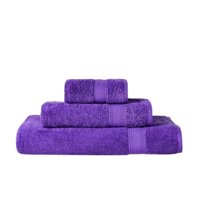 American Family - Toalla De Mano 100% Algodón 450 Grs. 45×80 Cm / Morado –