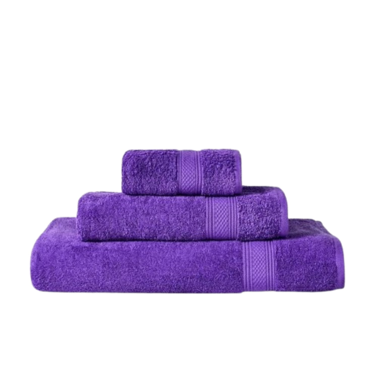 American Family - Toalla De Mano 100% Algodón 450 Grs. 45×80 Cm / Morado –