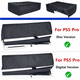 thumbnail image 2 of Funda protectora anti-polvo para PS5 Pro, modo horizontal para Disc & Digital Console, tela Oxford antiarañazos impermeable fácil acceso al puerto del cable - con ribetes negros, 2 of 9