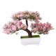 thumbnail image 2 of árbol De Bonsái De Plantas Artificiales Para El Hogar, Jardín, Oficina, Pared, Estante De Libros, Decoración Rosa, 2 of 5
