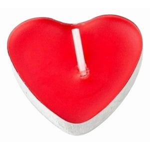 Genérico - Set 7 Velas Forma Corazón Decoración Romántica Amor Jhn