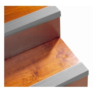 Nariz De Grada Escalera 37X37Mm 3Mts Gris Dvp