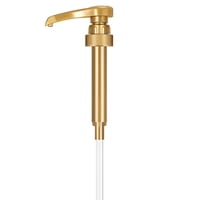 Little Squirt Syrup Pump - Dispensador De Sirope De Café Little Squirt Gold, Botella De 750 Ml