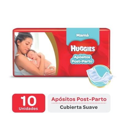 Apósitos Post Parto Mamá 10 Unidades Huggies