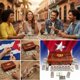 thumbnail image 5 of Domino Set PRK 14 Cuban Double 9 pulgadas en caja de madera premium, 5 of 7