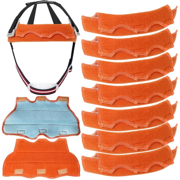 Cinta absorbente para casco PerldVerge de algodón ignífugo, 7 piezas