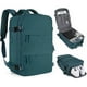 thumbnail image 1 of Mochila De Viaje Cabina Avión Impermeable Viral Zapatos Usb Azul Petroleo, 1 of 5