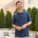 thumbnail image 3 of Polo Hanes X-Temp con FreshIQ para hombre, color azul marino, talla XL, 3 of 6