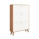 thumbnail image 1 of Zapatero Mueble Organizador de Zapatos Blanco Moderno 3 Cajones, 1 of 6