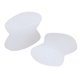 thumbnail image 4 of 2Pcs Toe Bunion Separator Corrector Alisador Gel Alivio Del Dolor Para Unisex M White, 4 of 5