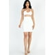 thumbnail image 2 of Vestido Mini Ajustado Fruncido con Abertura en un Hombro Al Frente, 2 of 5