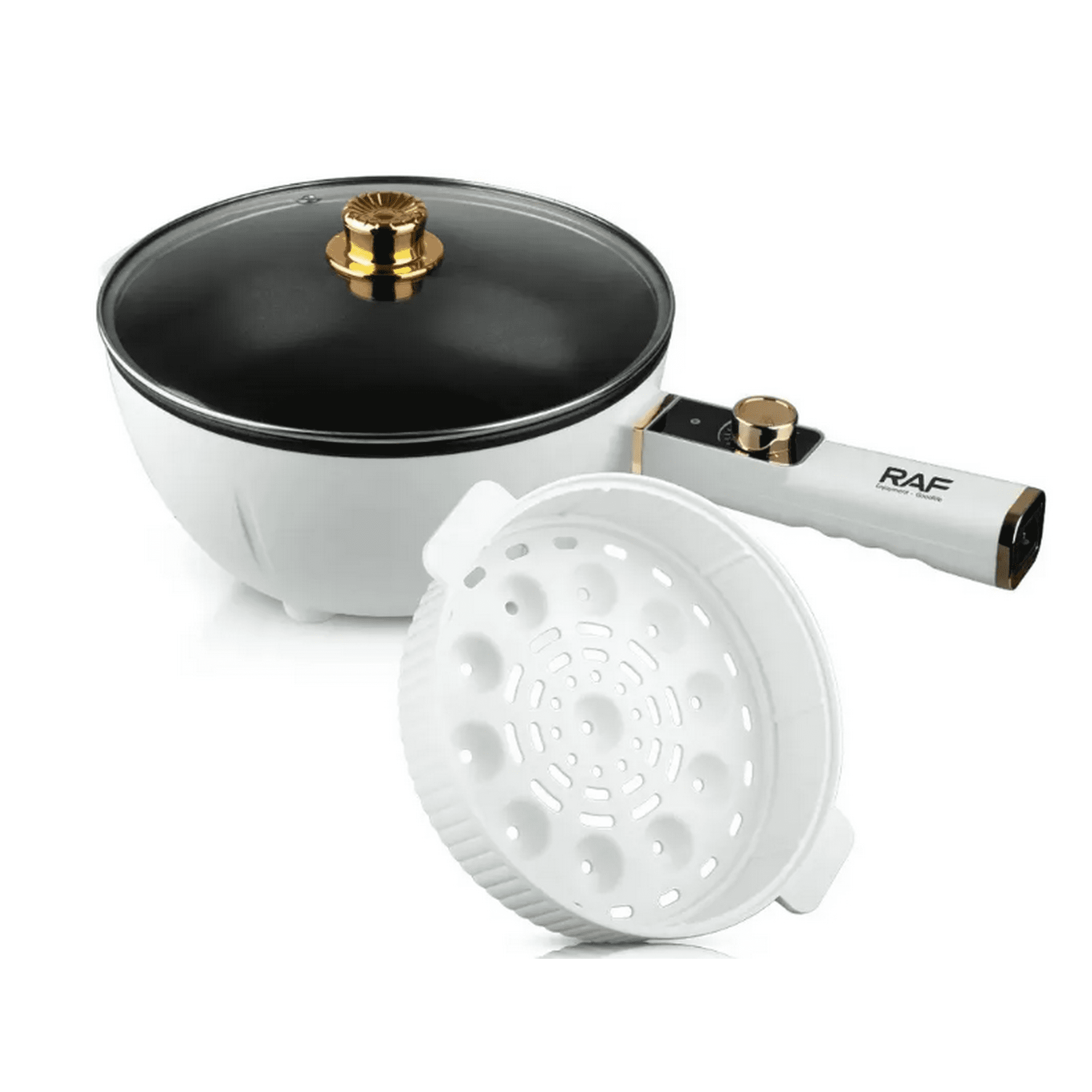 Tecnocasa - Vaporera Olla Multifuncional Eléctrica Sarten Antiadherente