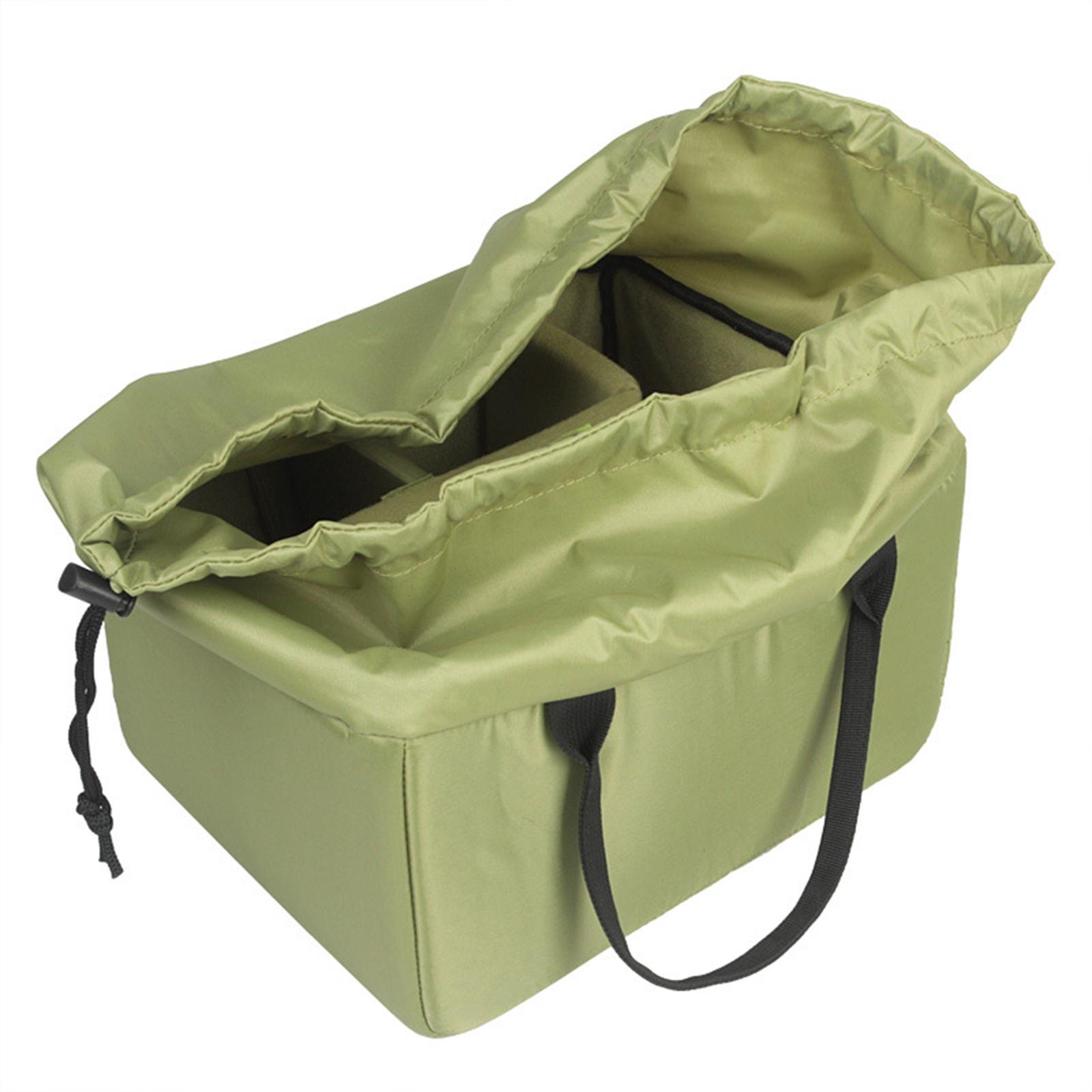 Bothyi - Bolsa De Inserción Para Cámara Bolsa Protectora De Viaje Ajustable Inserto De Bolsa Para Cámara Verde