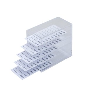 Ioensy - Caja De Almacenamiento De Pestañas De 5 Capas, Organizador De Maquillaje Para Cosméticos, Color Blanco