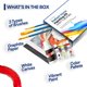 thumbnail image 5 of Kit de pintura acrílica DIY Caballo Radiante Painting4Real de 9 piezas, 5 of 9