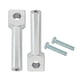 thumbnail image 1 of Kit elevador de manillar de motocicleta universal para motocross, plata, 22/25mm, 1 of 3