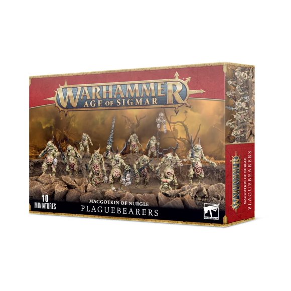 Kit de plástico Games Workshop Daemons of Nurgle Plaguebearers
