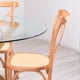thumbnail image 3 of Comedor Mesa Redonda Equiz 100cm + 4 Sillas Crossback Madera, 3 of 3