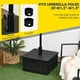 thumbnail image 5 of Base para sombrilla Outsunny 2 en 1 con jardinera, capacidad de 79 kg, 5 of 9