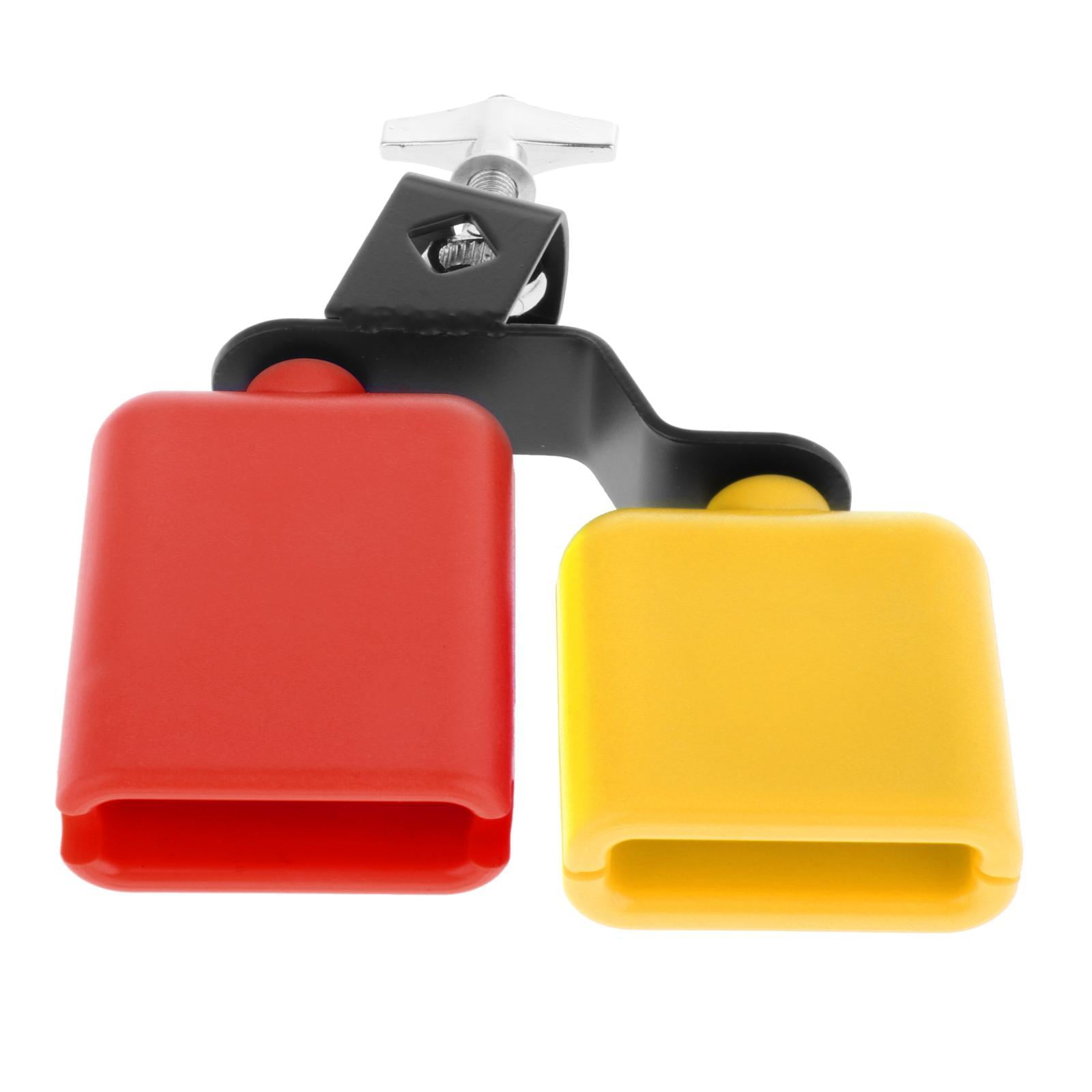 Magideal - Juego De Batería De Sonido Alto Y Bajo, Juego De Campana Para Hacer Ruido De Percusión, Accesorio De Juego De Campana De Doble Montaje , Estilo E