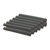 Magideal - 12 Piezas De Mangas De Espuma De Trampolín De Trampolín Cubiertas De Trampolín Cubre Piezas De 15.75 Pulgadas De Protección De Protección Resistente Negro