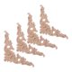 thumbnail image 1 of Apliques De Madera Tallada Para Puerta, Adornos Ornamentales Para Muebles, 12x12CM, 4 Uds., 1 of 5