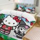 thumbnail image 2 of Merry Christmas Hello Kitty 3 Pieces Duvet Cover Set Full Size Super Soft Fade Resistant Microfiber, 2 of 4