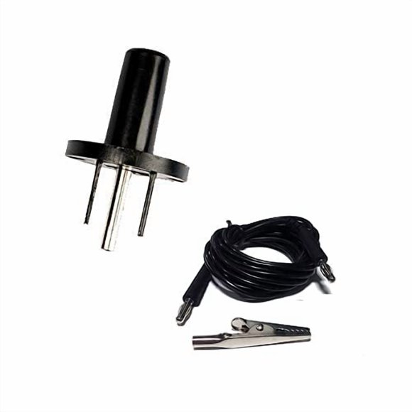 Cable de conexión a tierra ESD Static Care con clip de cocodrilo de 2,4 m