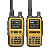 Baofeng Uv-5R Mini Walkie-Talkie Con Bluetooth Y Carga Tipo-C | Pantalla A Color, Dual Band, 5W, Menos De 200G，Naranja(2Pcs)