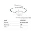 thumbnail image 2 of Brazalete cruz religiosa de plata de ley, 2 of 2