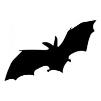 Rienda Libre Graphics - Decomural Spooky Bat Halloween Ws-33212
