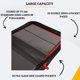 thumbnail image 4 of Carpeta Card Guardian de 4 Bolsillos Premium con Cremallera Roja, 4 of 8