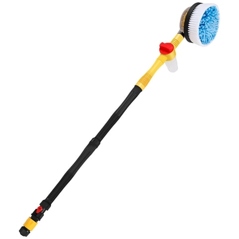 Magideal - De Cepillo De Lavado Giratorio Para Coche, Microfibra 360, Cepillo De Lavado Por Inmersión Ajustable Para Limpieza De Vehículos, Jardín, Herramien