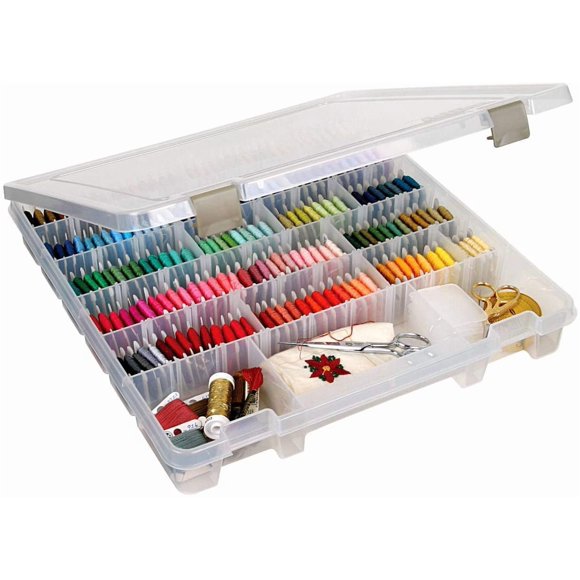 Caja de almacenamiento ArtBin 39 x 36 x 5 cm, 20 separadores, transparente