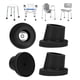 thumbnail image 1 of Protectores para patas de silla de ducha supregear, goma de 1" de diámetro exterior, paquete de 4, 1 of 7