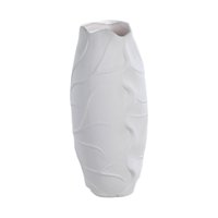 Magideal - Florero De Cerámica Alto Maceta Maceta Regalos De Inauguración Centro De Escultura Decorativa Para Decoración Para Hogar Piso Oficina Familiar Diámetro Grueso