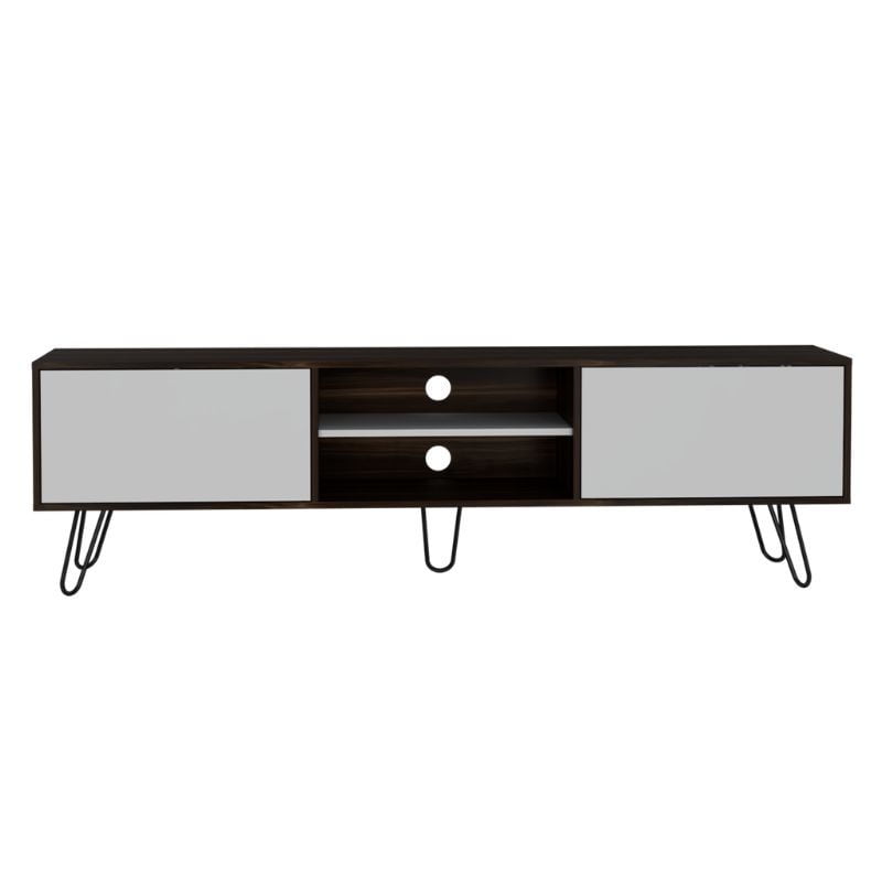 Tuhome - Rack Vassel Tv80 Z-180 - Habano / Blanco