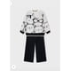 thumbnail image 1 of Conjunto niña Jersey con pantalon a juego. negro 2 años, 1 of 3