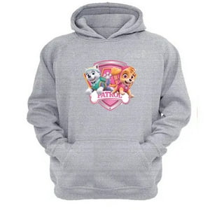 Genérico - Polerón Canguro Paw Patrol Gris Claro Talla S Unisex