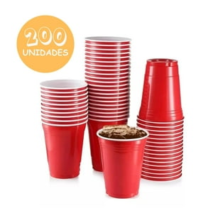 Disparo - Pack 200 Vasos Desechables De 473Ml Para Fiestas Celebracion