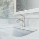 thumbnail image 2 of Grifo para lavabo de baño Moen Karis, níquel cepillado, con placa de cubierta, 2 of 8