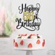 thumbnail image 4 of Cake Topper Ruscalin 56.º Cumpleaños Negro y Dorado, 4 of 7