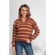 thumbnail image 2 of Sweater Mujer Tejido Semi Corto Otoño Invierno Cuello con Cierre 7019, 2 of 3