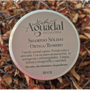 Aguadal Patagonia - Shampoo En Barra Ortiga - Romero 80 Gr